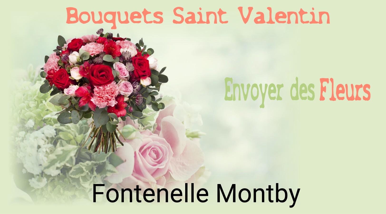 Roses de Saint-Valentin livrées à Fontenelle-Montby